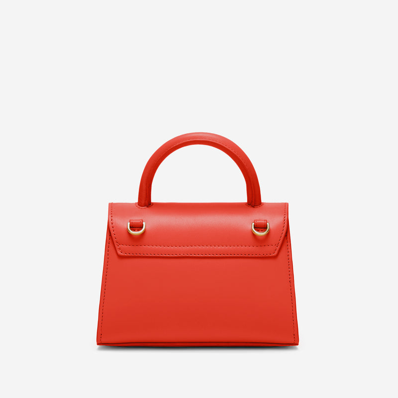 Demellier | The Nano Montreal | Poppy Red Smooth - Click Image to Close