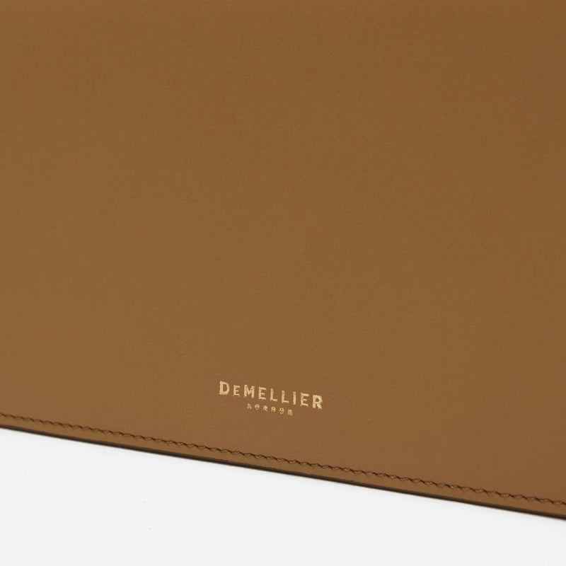 Demellier | The Andros Wallet | Deep Toffee Smooth