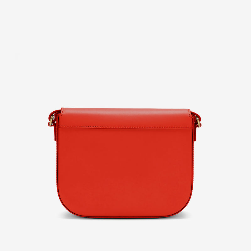 Demellier | The Small Vancouver | Poppy Red Smooth