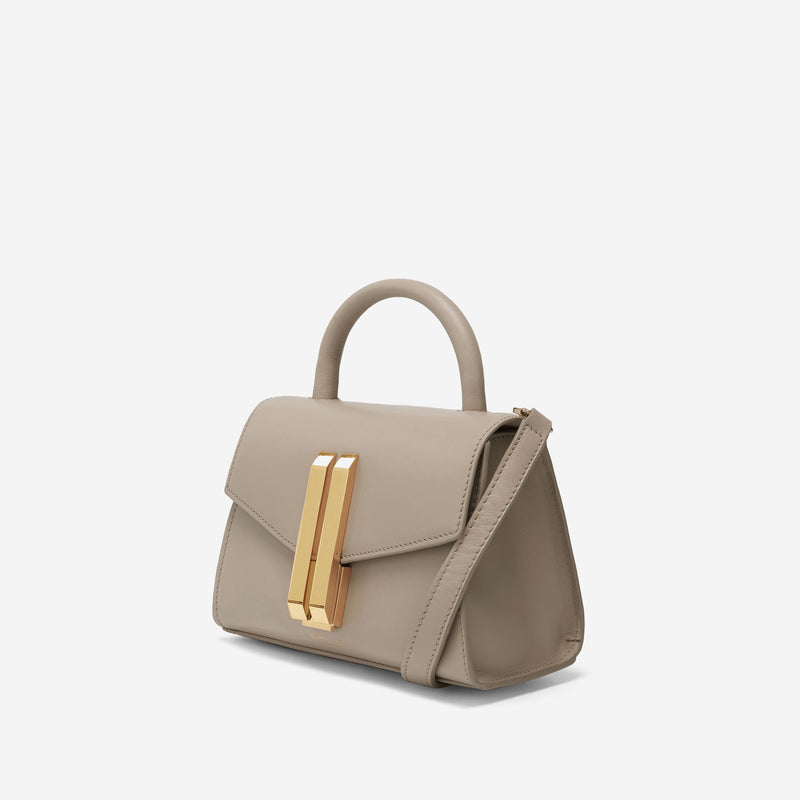 Demellier | The Nano Montreal | Taupe Smooth - Click Image to Close