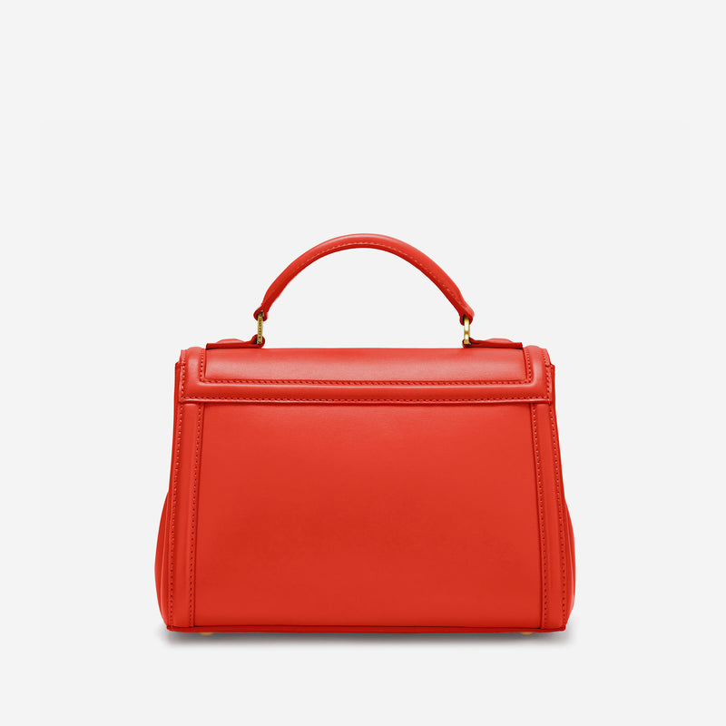 Demellier | The Paris | Poppy Red Smooth