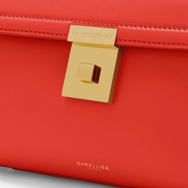 Demellier | The Paris | Poppy Red Smooth