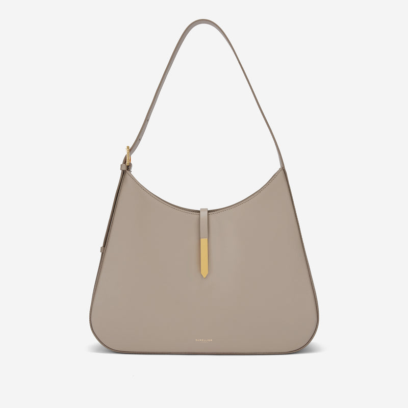 Demellier | The Large Tokyo | Taupe Smooth