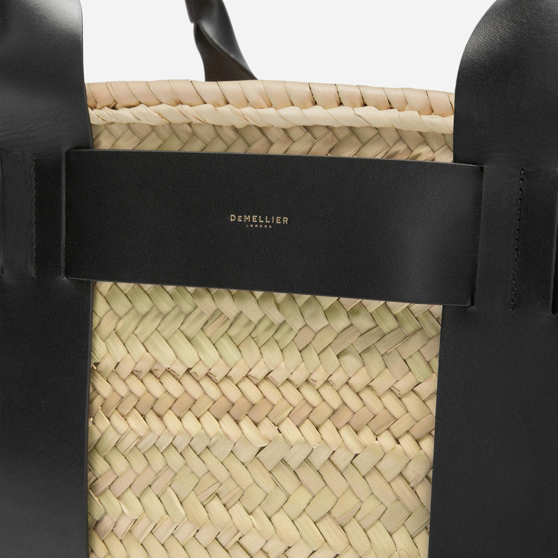 Demellier | The Maxi Santorini | Natural Basket Natural Smooth